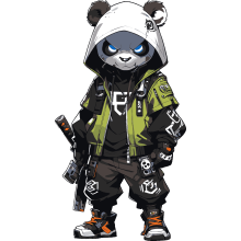 Pack Panda Badass